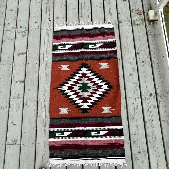 NWOT: Southwestern Inspired Woven Runner/Rug - Picture 1 of 7